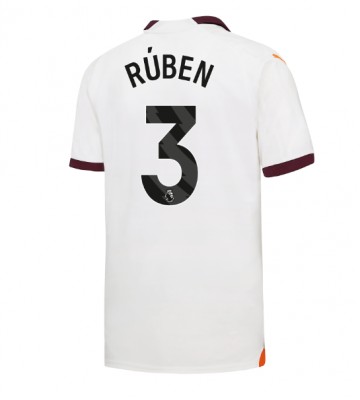 Lacne Muži Futbalové dres Manchester City Ruben Dias #3 2023-24 Krátky Rukáv - Preč